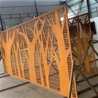 重庆Q355NHB景观建设用定制耐候板格栅焊接红锈钢板景观幕墙灯箱