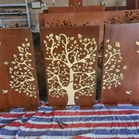 重庆Q235NH耐候钢板耐候板公园雕塑红锈钢红锈钢板景观幕墙灯箱