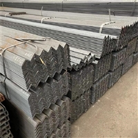 重庆热轧角钢厂家车棚车架用镀锌角铁黑料角铁可冲孔加工