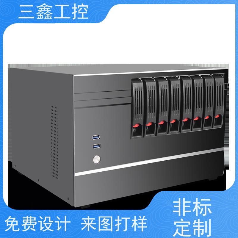 非标定制4U便捷式机箱 五金外壳 支持ATX母板 LED指示 USB和PS/2接口 