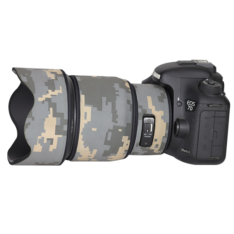 适马85mm F1.4 DG HSM Art镜头迷彩炮衣适用SIGMA定焦保护套弹力