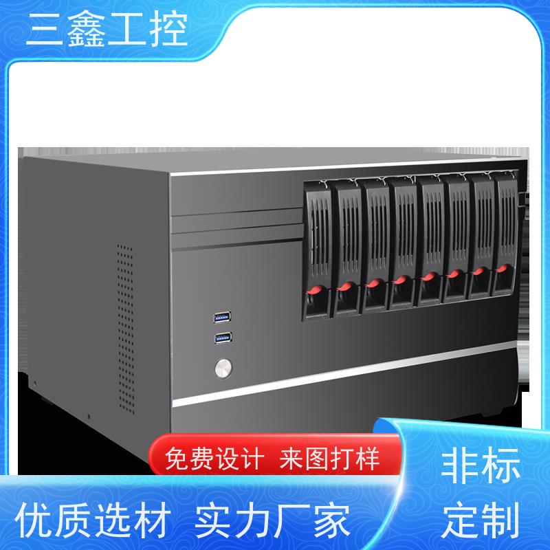 深 圳三鑫1UDVR监控机箱 钣金外壳加工 可按色版订做