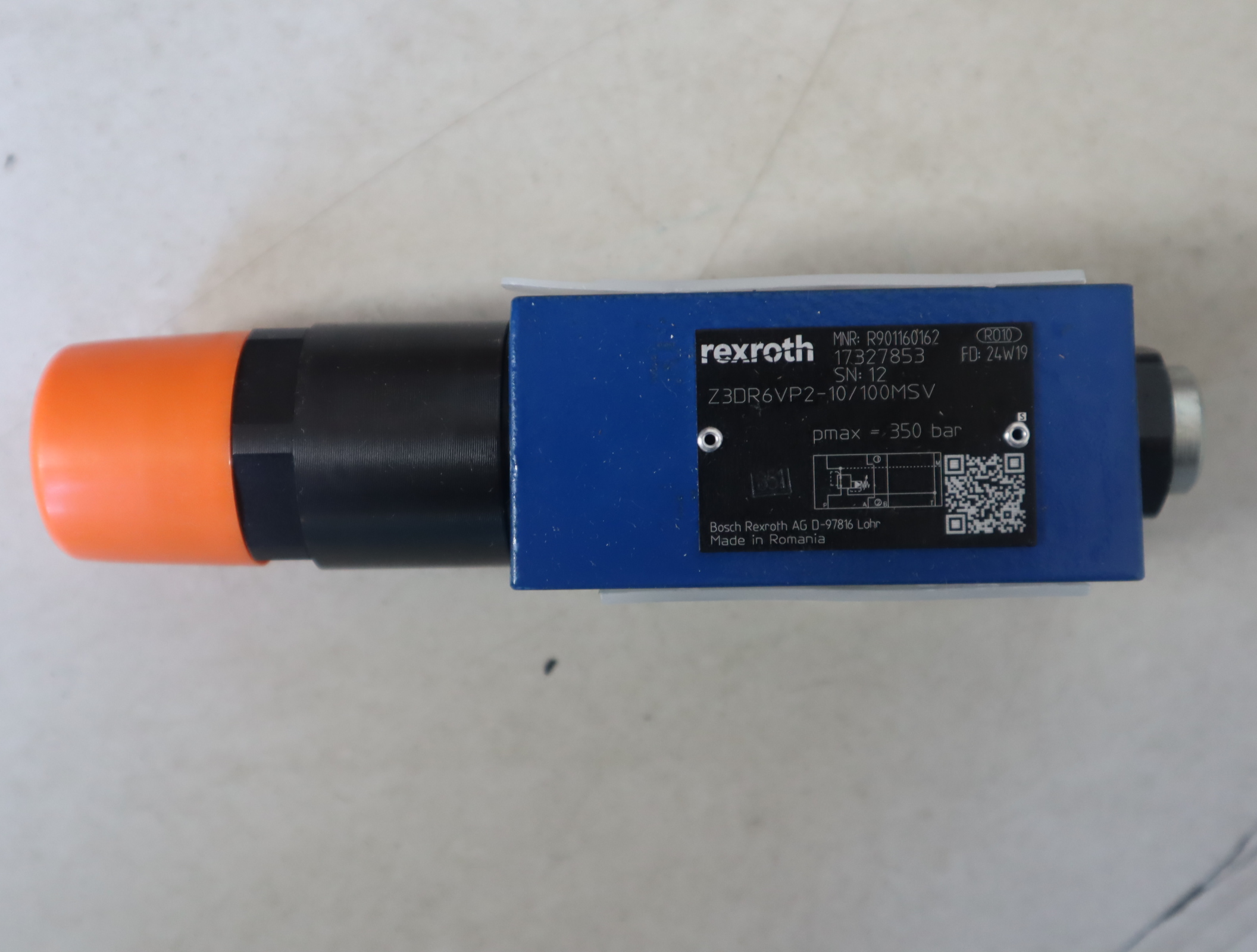 R901160162 Z3DR6VP2-1X/100MSV 德国力士乐REXROTH溢流阀