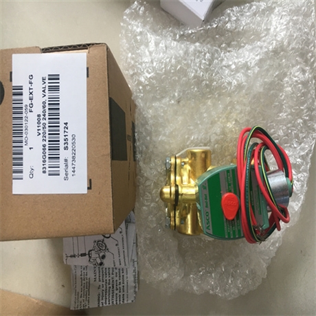 阿斯卡ASCO两位四通电磁阀8344G074 220V