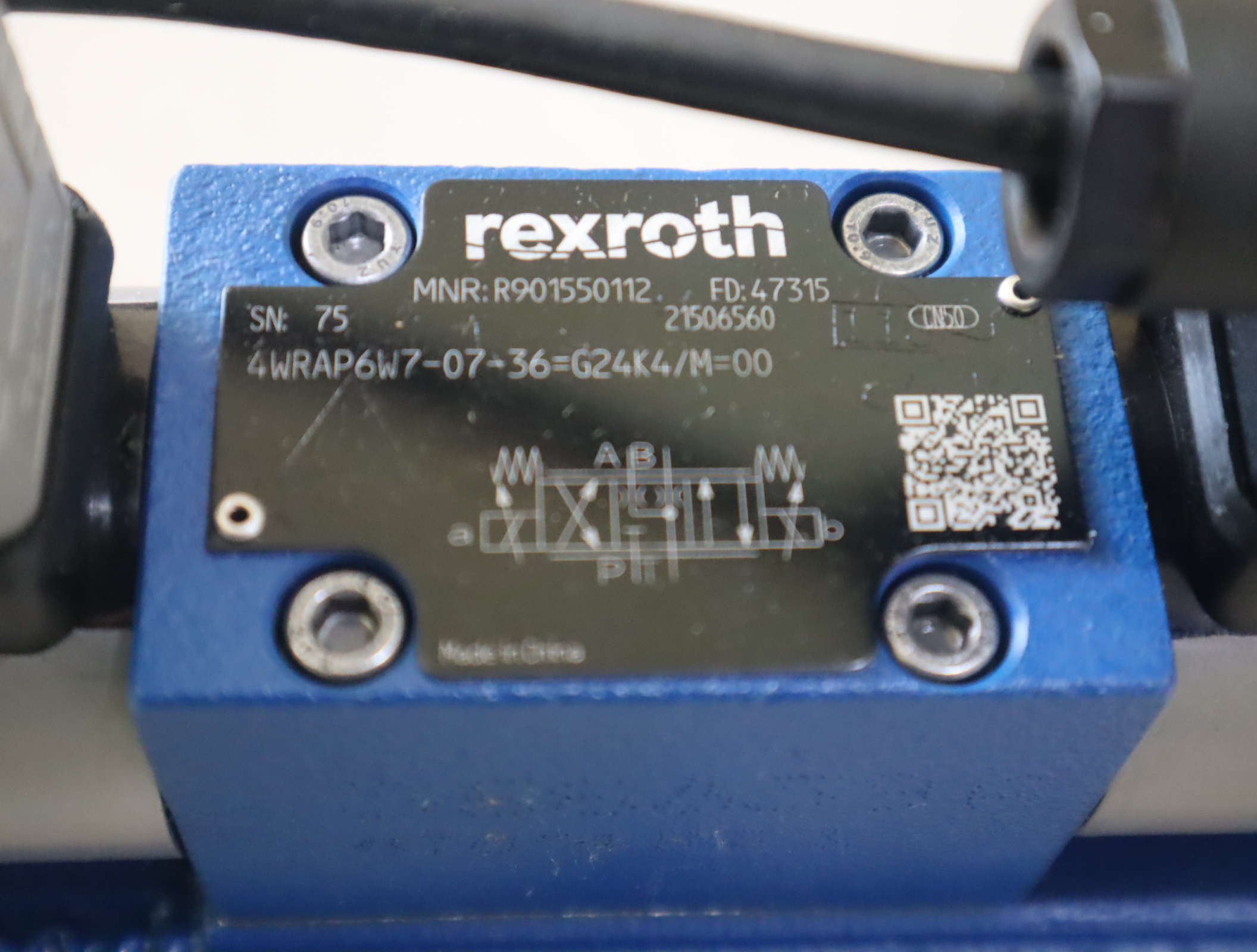 R901550112 4WRAP6W7-07-36 G24K4/M 00 德国力士乐REXROTH比例阀