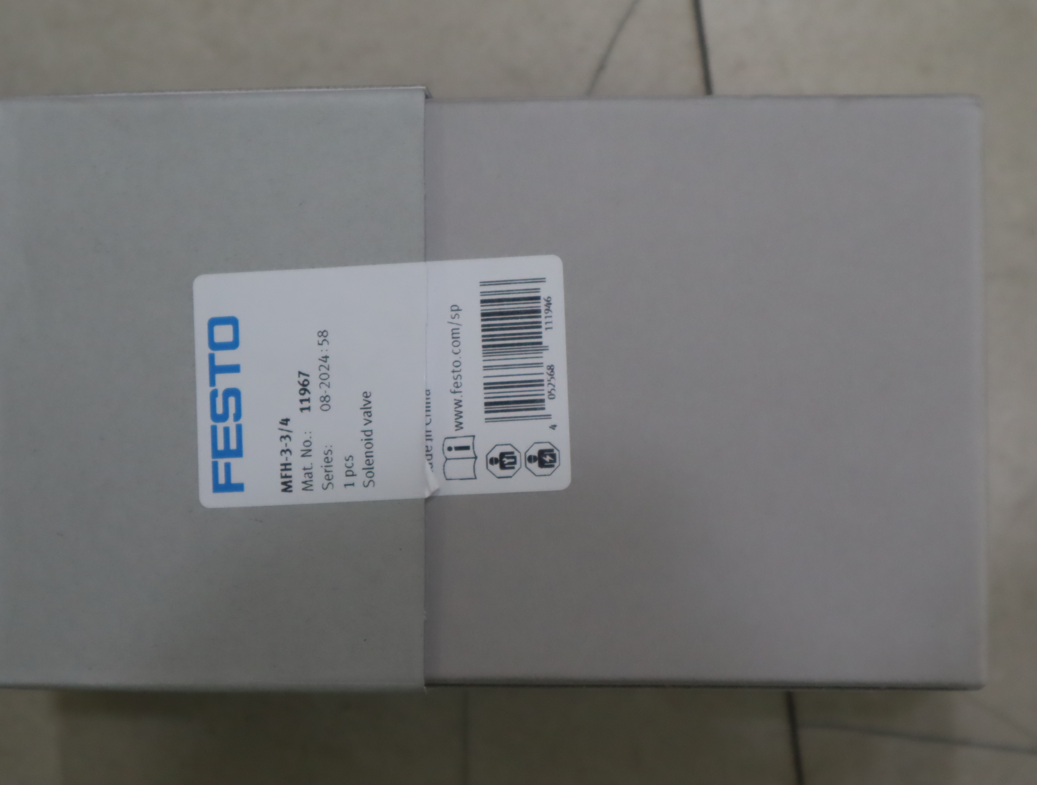 MFH-3-3/4 11967 FESTO费斯托气动阀