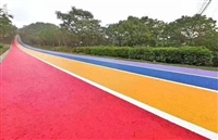 台州市彩色路面喷涂改色 色泽鲜艳寿命更长 可全国施工