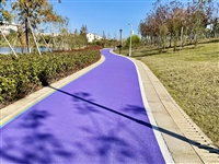 乌兰察布市彩色路面喷涂材料 颜色耐久 兴安盟彩色路面喷涂施工