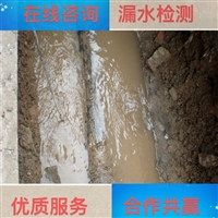 来宾市管道普查漏点如何探测