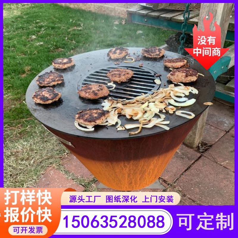 江河金属 快速生锈 上门实地考察  耐候钢幕墙屏风