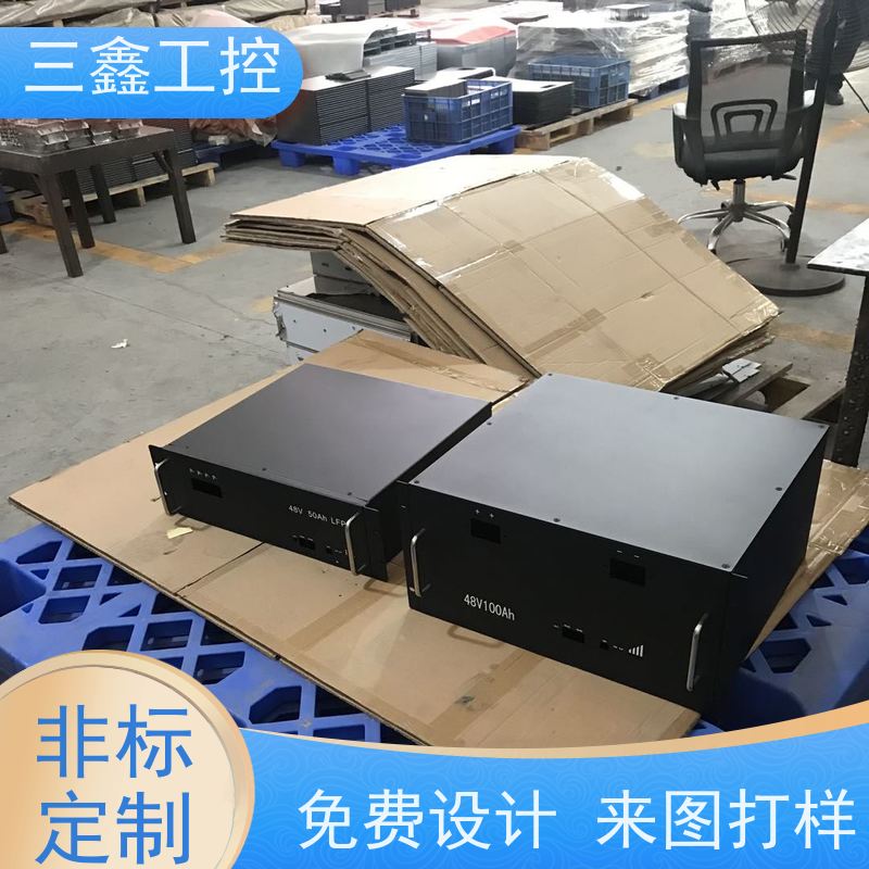 非标定制4U铝面板机箱 室外机柜 多硬盘位 TY-4UX喷塑工艺