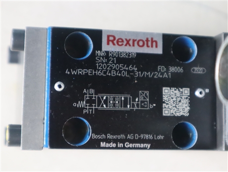 R901382319 4WRPEH6C4B40L-30/M/24A1 德国力士乐REXROTH比例阀