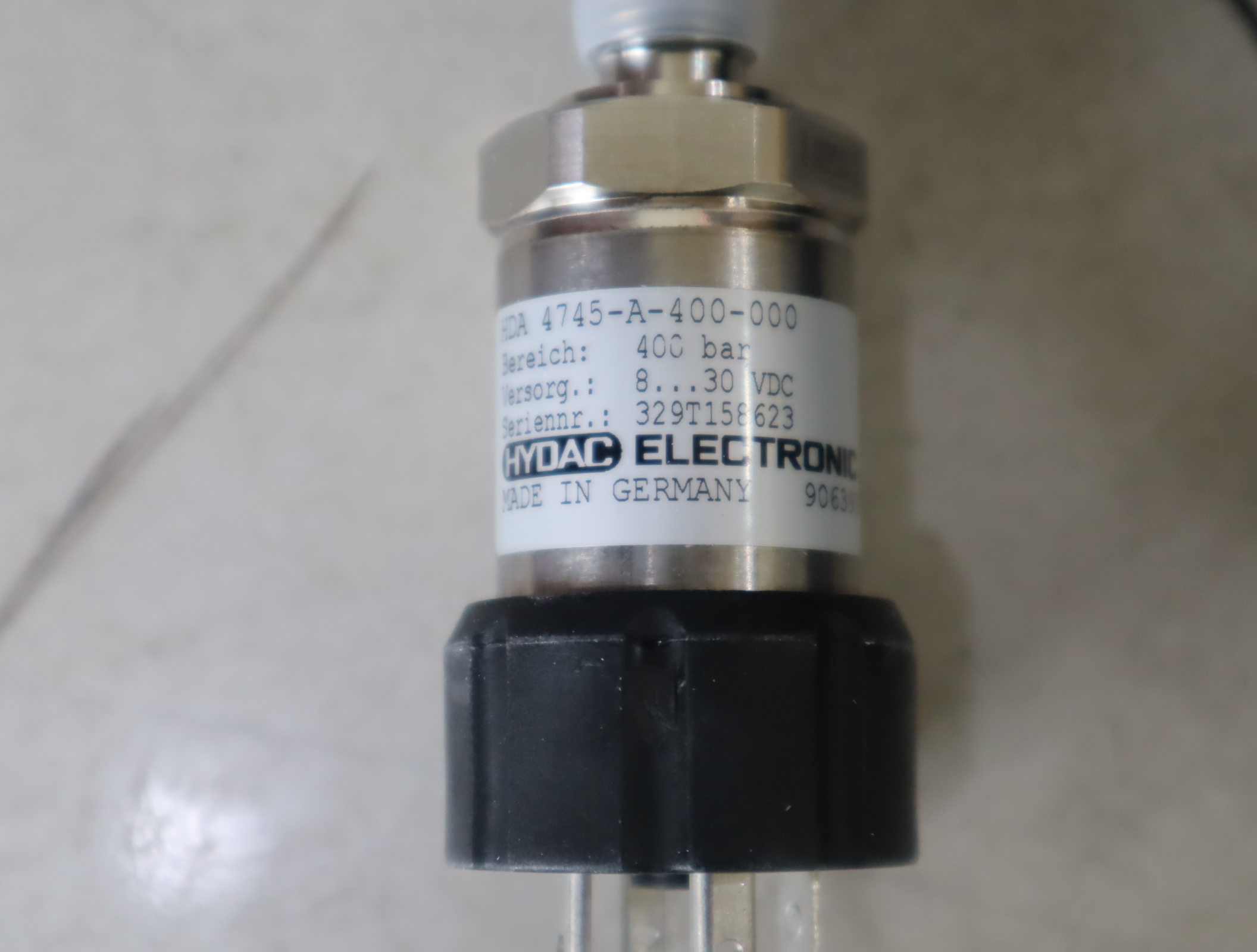 HDA4745-A-400-000 906393 德国贺德克HYDAC压力温度传感器