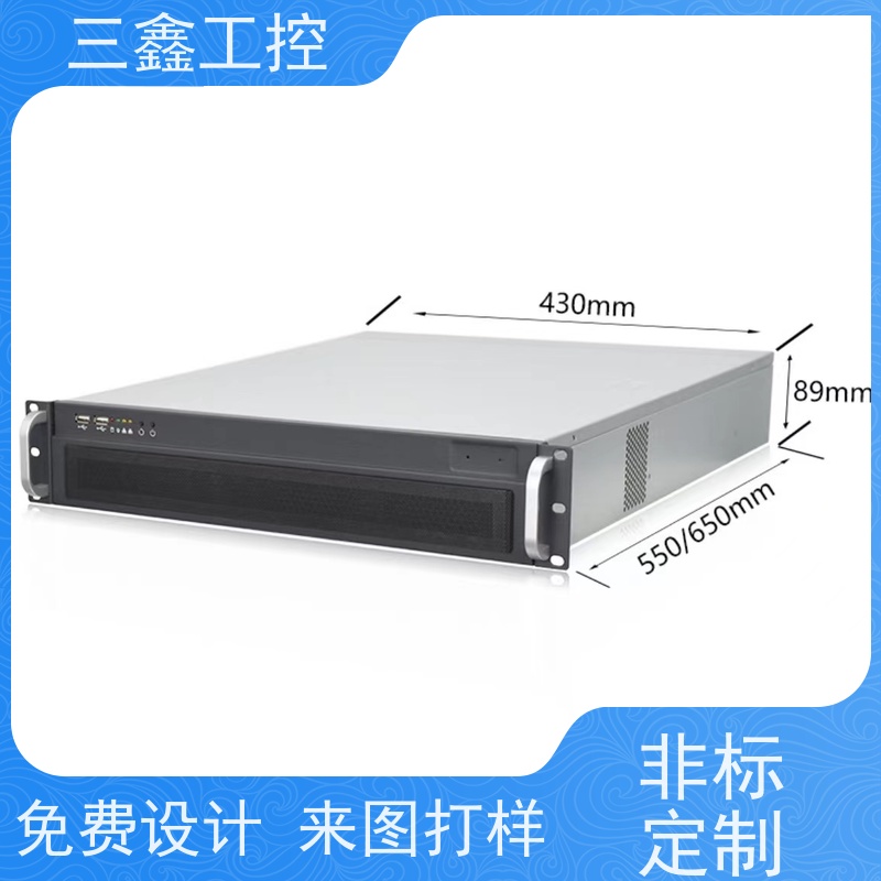 非标定制1U-4UDVR监控机箱 不锈钢机柜  表面阳极氧化 烤漆 