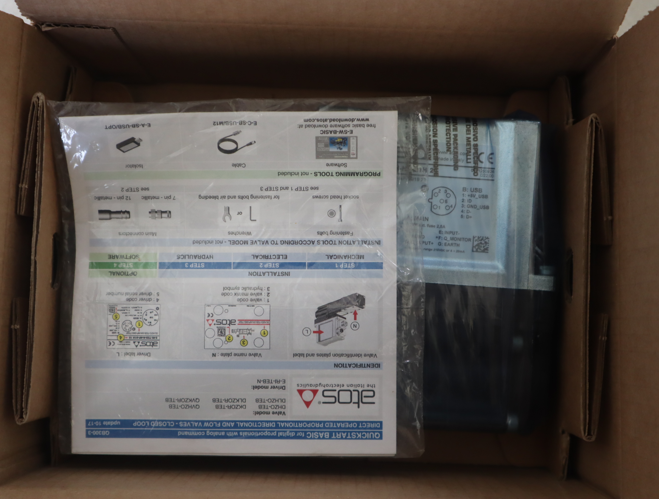 QVHZO-TEB-SN-NP-06/18 20 意大利阿托斯ATOS比例阀