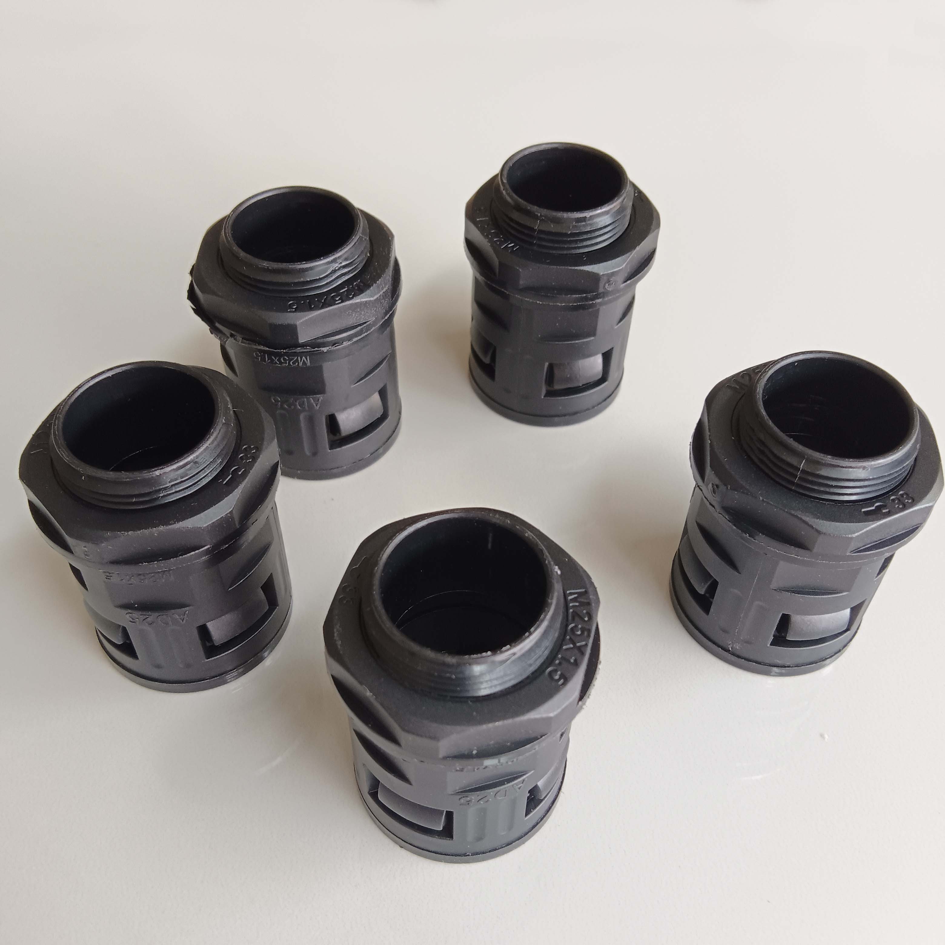 波纹管卡扣接头 塑料波纹管固定快插接头