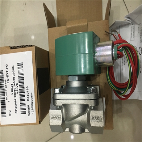 ASCO直动式低压电磁阀8210G089.220VAC