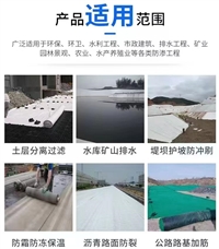 绿化工程保墒反滤效果很可靠 一百克长丝防粘土工布