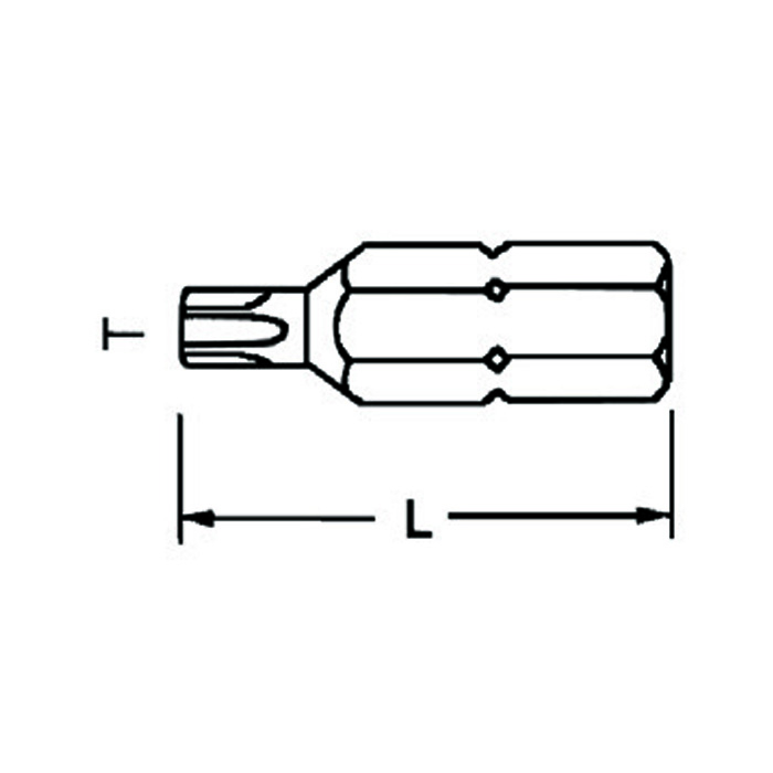 1/4"六角夹位花型字起子头 