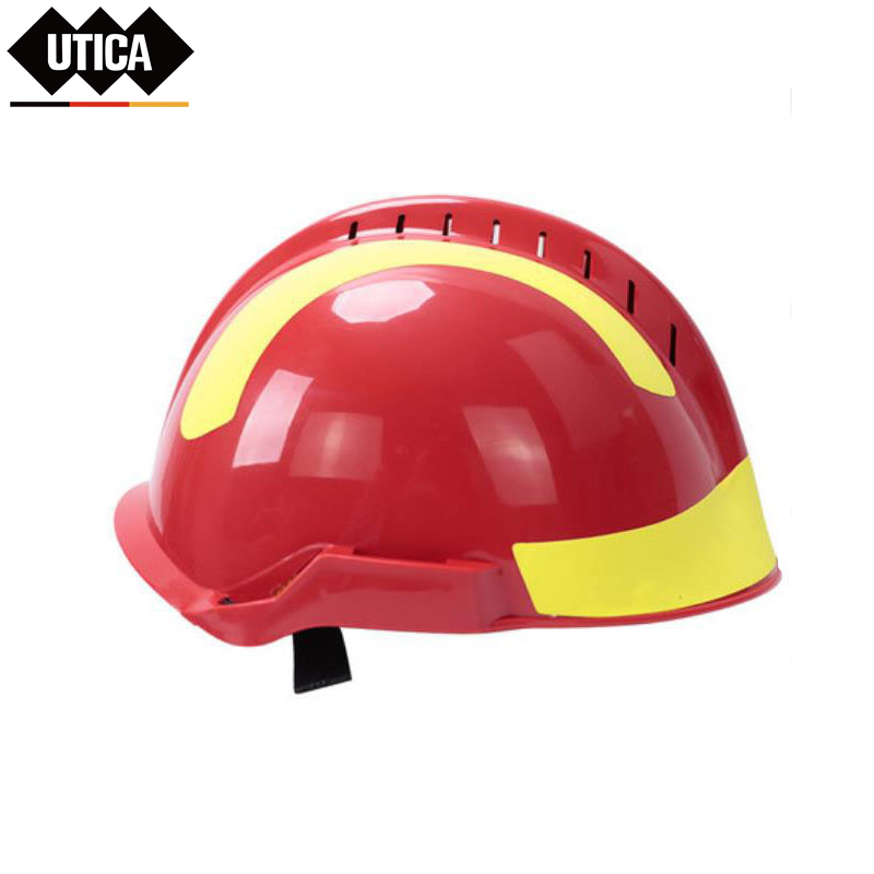 消防红色头盔、支架、眼镜、手电套装