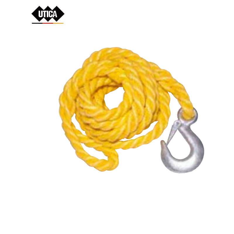 2000kg 3.6m黄色单钩牵引绳