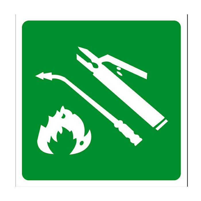 可动火区域国标GB消防器材警示标签安全牌