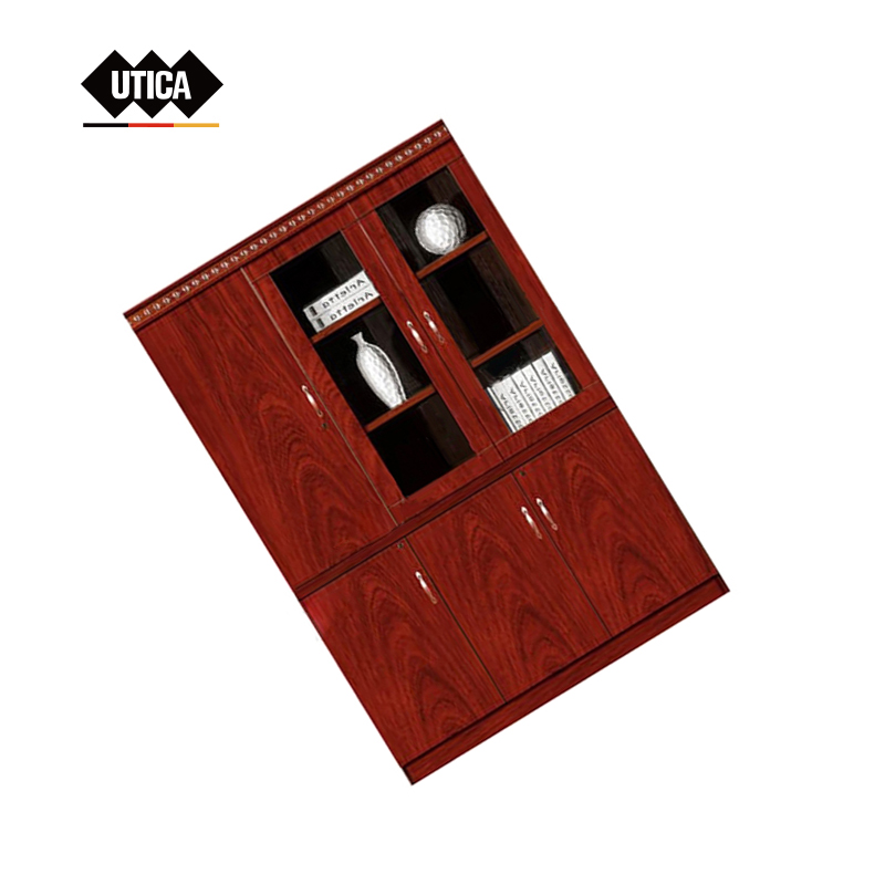 中式实木水晶红文件柜